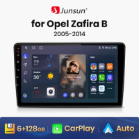 Junsun V1 AI Voice Wireless CarPlay Android Auto Radio for Opel Zafira B 2005 - 2014 4G Car Multimedia GPS 2din autoradio
