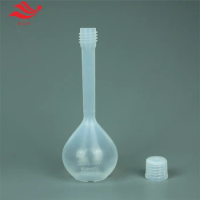 PFA volumetric flask is HF resistant and can be used with ICP-MS