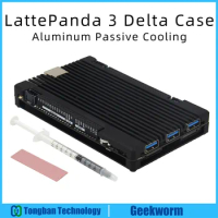 Geekworm LattePanda 3 Delta Case LP3 Aluminum Alloy Enclosure (NOT Support Delta 2 !!! )