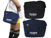 ~雪黛屋~BASDON 側背包中容量簡易工作袋MIT插筆外袋防水尼龍布BSD603