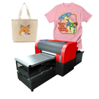 Professional A3 Size Two Heads Inkjet DTG Printer digital textile heat transfer printing t Shirt machine for sale