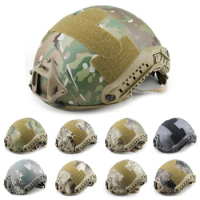 Army Airsoft MH Tactical FAST Helmet Outdoor Rifle BB Gun CS Shooting War Game Combat Camouflage Helmet Paintball Accessories