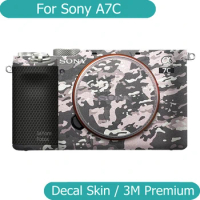 For Sony A7C Decal Skin Vinyl Wrap Film Camera Body Protective Sticker Protector Coat ILCE-7C ILCE7C A7-C A7 C ILCE Alpha 7C