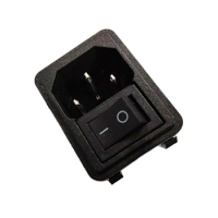 NCHTEK 10A 250V Power Socker Switch IEC 320 C14 3Pin Male Inlet Power Sockets Switch Connector Plug/Free DHL Shipping/200PCS