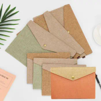 Stationery Elegant Simple Paper Holder Document Bag Canvas Felt File Briefcase File Folder
