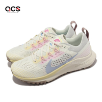 Nike 越野跑鞋 Wmns React Pegasus Trail 4 女鞋 白 藍 緩震 運動鞋 FJ7733-140