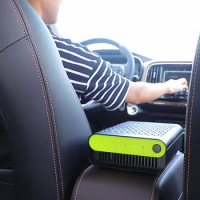 Mini True HEPA Filter Car Air Freshener Car Air Purifier with Remove Dust Pollen Smoke and Bad Odors Ionic Air Purifier Car Home