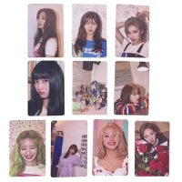 10pcs/set Korean Popular Twice Lomo Photo Card Sticker Fashion Album Feel Special Fashion Sticky Photocard Fans Gift Collection