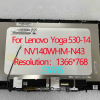 14.0 NV140WHM-N43 LCD Screen For Lenovo ThinkPad Yoga530-14 1920x1080 30p Notebook Assembly