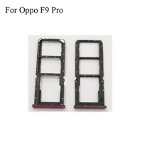 For Oppo F9 Pro New Original Sim Card Holder Tray Card Slot For OPPO F9Pro Sim Card Holder Replacement OPPOF9 pro