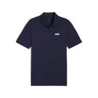 PUMA BASICS - Essentials Small Logo Pique Polo Men สีฟ้า - APP - 68676206