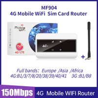 4G mudah alih Router Pocket WiFi USB Modem 4G kad SIM 2100mAh Portable Wireless Router 150Mbps Hotspot antena Asia EU versi