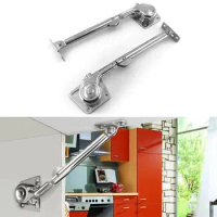 2pcs Soft Close Kitchen Cabinet Hinge Hydraulic Furniture Cupboard Door Hinge Furniture Lift Up Flap Stay Support Hardware