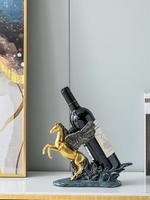 酒杯架 紅酒架 紅酒架擺件現代簡約北歐創意酒柜裝飾品歐式家用客廳葡萄酒酒瓶架