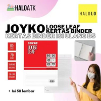 Loose Leaf JOYKO Kertas Isi Ulang Kertas Binder B5 Bergaris Kertas File Binder