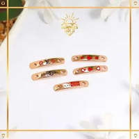 GELANG EMAS ANAK MODEL PLAT KARAKTER LUCU EMAS ASLI EMAS MUDA KADAR 8K (375) GELANG PLAT ANAK KODE G