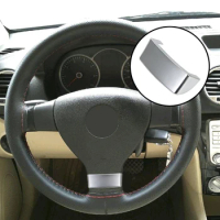 Insert Trim Cover Fit for VW Golf MK5 Plus 5 GTI Passat B6 3C Eos Jetta Car Steering Wheel Trim Sequin Cover Chrome Emblem