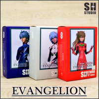 SH Studio 1/8 scale unpainted resin figure EVA Asuka Langley &amp; Ayanami Rei &amp; Nagisa Kaworu