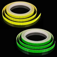 Cycling Fluorescent Reflect Strip Bike Wheels Reflective Stickers Bike Reflective Sticker Strip Tape for Cycling Warning Safety