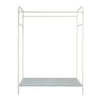 เบสิโค ราวแขวนผ้าพร้อมชั้นวางของ รุ่น AU Pixel 31.5x97x136 ซม. สีงาช้าง