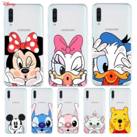 Lovely Minnie For Samsung Galaxy A90 A80 A70 A70S A60 A50 A40 A30S A20S A20E A10 A10E Transparent Phone Case Silicone Cover