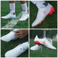Sepatu Bola APHA Genesis White Blue Original 33-44 Dewasa dan Anak Lengkap Gratis Kaos kaki