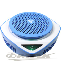 OMAX 語音紫外線濾網渦輪空氣清淨機-藍