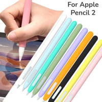 For Apple Pencil 2nd Generation Soft Silicone Protective Case Non-slip Anti-scratch Color Cover For Ipad Apple Pencil 2 Potector