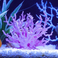 Mini Resin Soft Coral Simulation Aquarium Aquatic Grass Fake Coral Fish Tank Aquarium Landscape Seawater Tank Set Decoration
