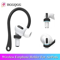 Anti-lost Earhook Eartips Secure Fit Silicone Wireless Earphone Protective Accessories 1Pair Holders for Apple AirPods 1 2 3 Pro