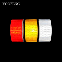 VOOFENG High Visibility Reflective Tape Car Sticker Self-Adhesive Warning Tape for Car Bike Decals Decoration 5cm*10m