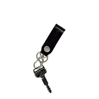 ├登山樂┤日本 Mont-Bell Leather belt key holder 牛皮鑰匙扣 黑 # 1124174BK