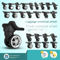 Luggage box wheel accessories universal wheel suitcase leather luggage accessories caster pulley trolley box wheel