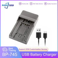 BP745 BP-745 Battery USB Charger for Canon Digital VIXIA Camcorders HF M50 M500 M52 R30 R300 R32 R40 R42 R400 R50 R52 R500 R60