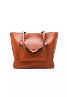 SOEOES 2-Piece Set Women's Shoulder Bag - Brown