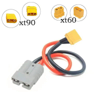 [LOD NJVY 539] 1PCS 50A Plug Conversion XT90/XT60 Male and Female with Wire Cable for Electric Vehic