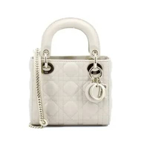 Christian Dior Lady Dior Beige Lambskin GHW I16587C