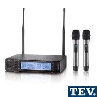 TEV UHF數位真分集接收100頻道無線麥克風系統 TR8100TD