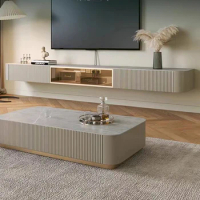Modern Entertainment Center Tv Stand Mobile Console Storage Showcase Retro Luxury Bedroom Tv Cabinet Nordic Muebles Furniture