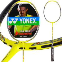 YONEX Badminton Racket VTZF2LD VT Black White Pink Yellow Racket Strap Line Is Suitable For Game Tra