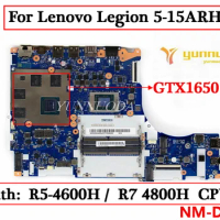 NM-D041 For Lenovo Legion 5-15ARH05 Laptop Motherboard With R5-4600H R7 4800H AMD CPU GTX1650 4G GPU 100% tested