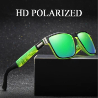 Brand Square Polarized Fashionable Cycling Glasses Men and Women Running Outdoor Sports Fishing Colorful Sunglasses UV400