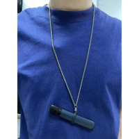 70 Cm Titanium Chain Holder with A Rubber Dust Cap Pen Lanyard E-cigarette Holder Necklace
