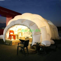 Giant Inflatable Igloo Marquee Dome / inflatable caver dome for trade show event