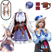 Umamusume: Pretty Derby Game Cosplay Costume Character Matikanetannhauser Fighting uniforms, skirts,