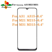 10Pcs\lot For Samsung Galaxy A31 M21 M31 A315 A315F M215 M315 Front Touch screen Panel LCD Out Glass Cover Lens Replacement