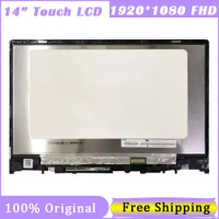 Original 14 Inch FOR LENOVO YOGA 530-14IKB yoga 530-14ARR Touch Screen Digitizer LCD Assembly 81H9 Panel FHD 1920*1080