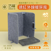 【CHIAO FU巧福】遠紅外線暖屏風UC-860R (三折高溫款) 桑拿/速暖/保健養生