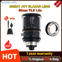 GREAT JOY BLAZAR LENS 50mm T2.9 1.8x Anamorphic Lens Full Frame for Sony E PL&amp;EF Leica L Micro Four Thirds Canon RF