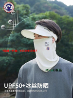 遮陽帽TUTOR GOOSE加拿大加鵝 男士遮陽帽面罩防紫外線空頂鴨舌太陽帽子-Misaki精品